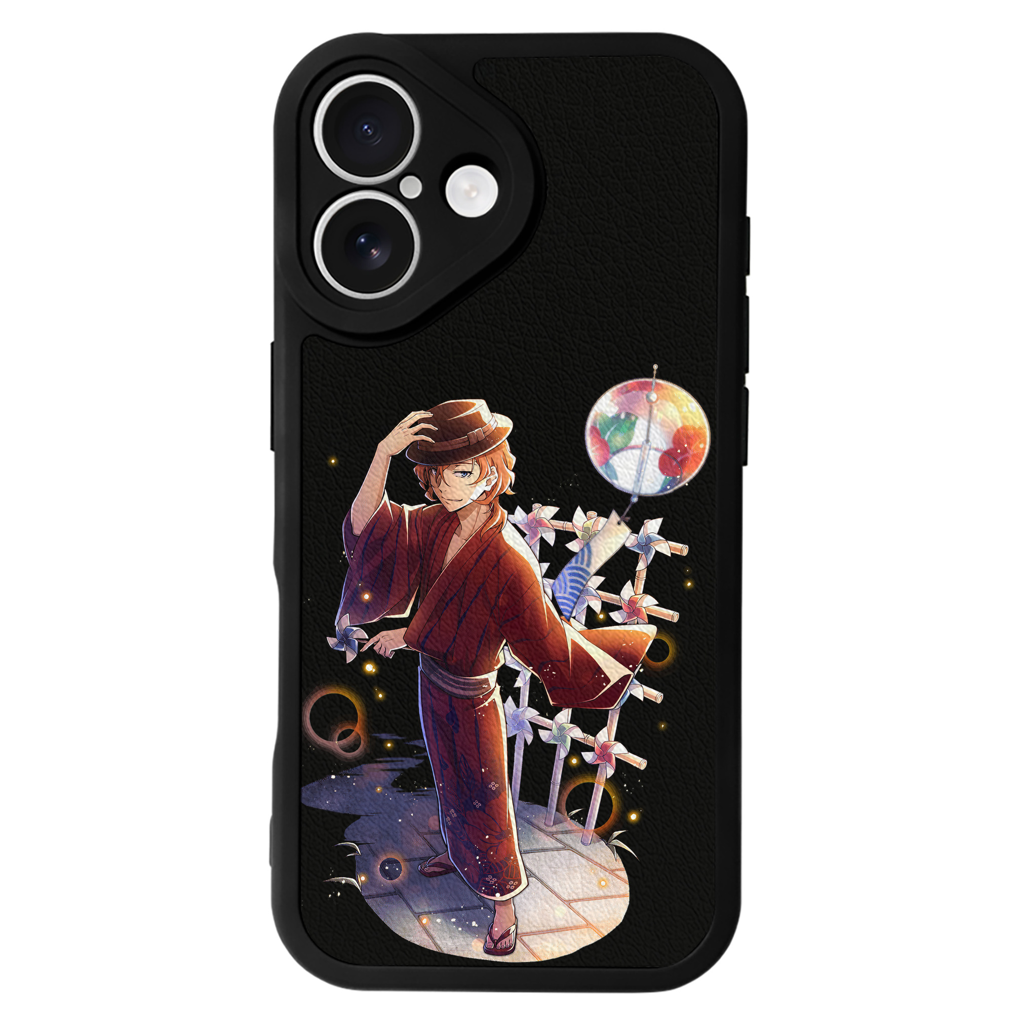 （画像用） 文豪ストレイドッグス Bungo Stray Dogs 【iPhone 16シリーズ対応】シリコンスマホケース（レザー調） 材質：シリコン